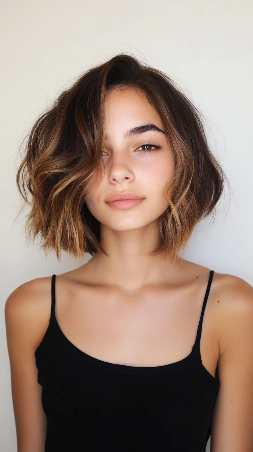 Effortlessly Chic The Modern Textured Bob