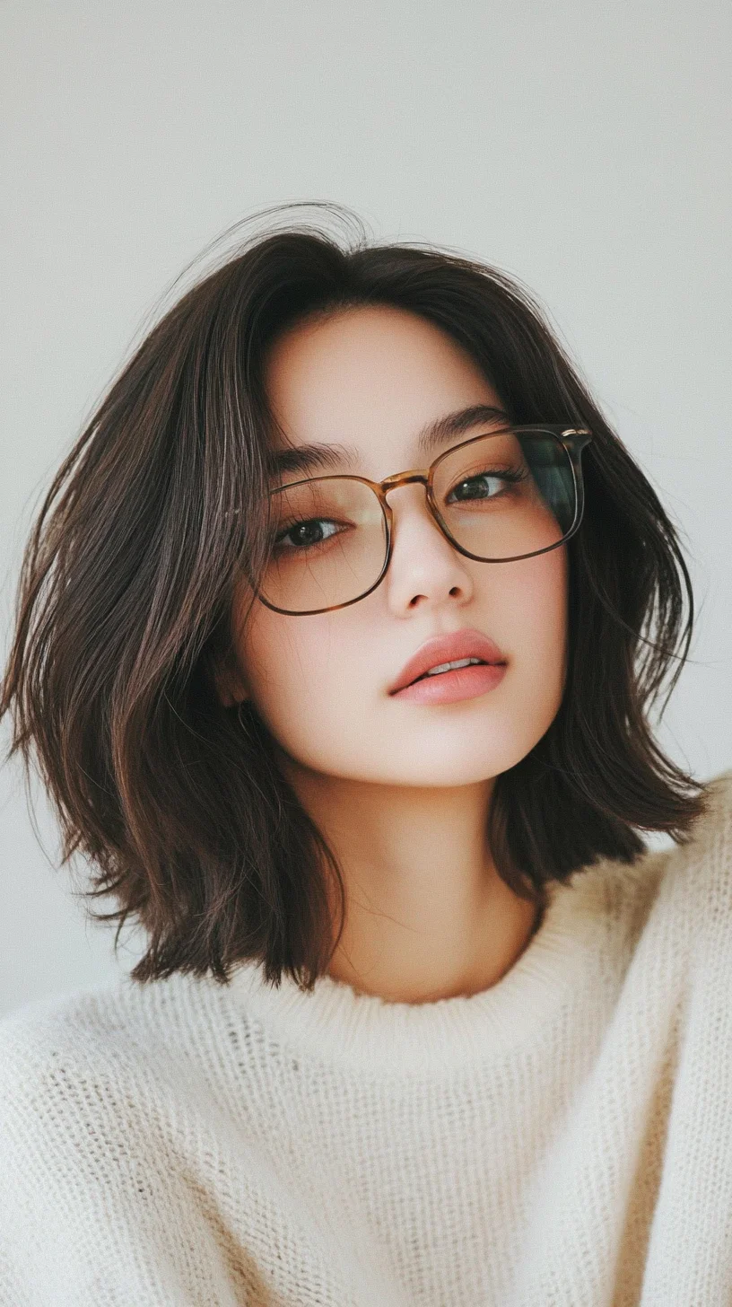 Effortlessly Chic: The Modern Textured Bob