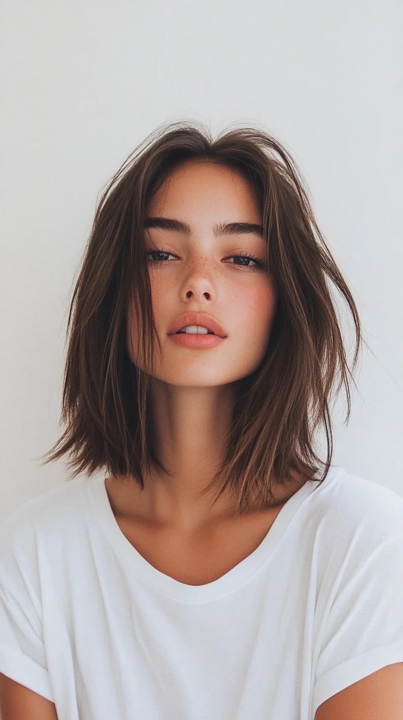 Effortlessly Chic: The Modern Textured Bob