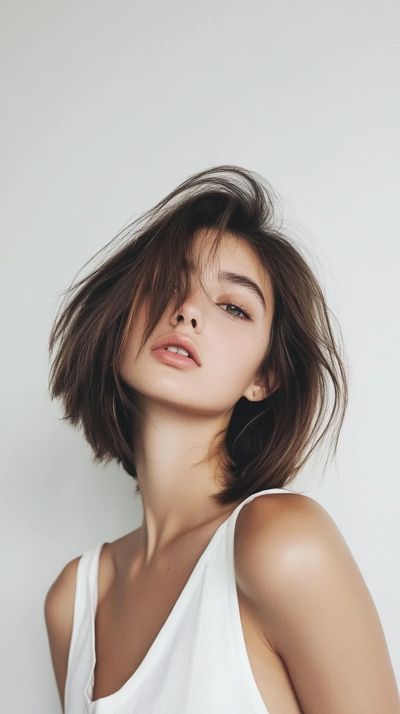 Effortlessly Chic: The Modern Textured Bob