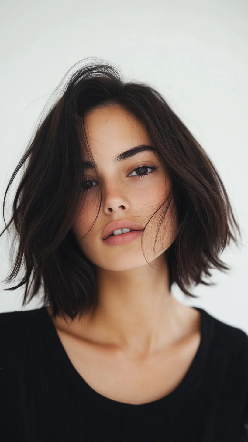 Effortlessly Chic: The Modern Textured Bob