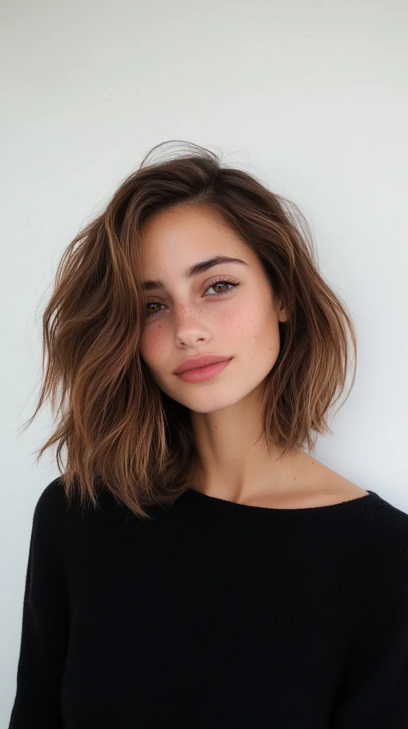 Effortlessly Chic The Modern Textured Lob