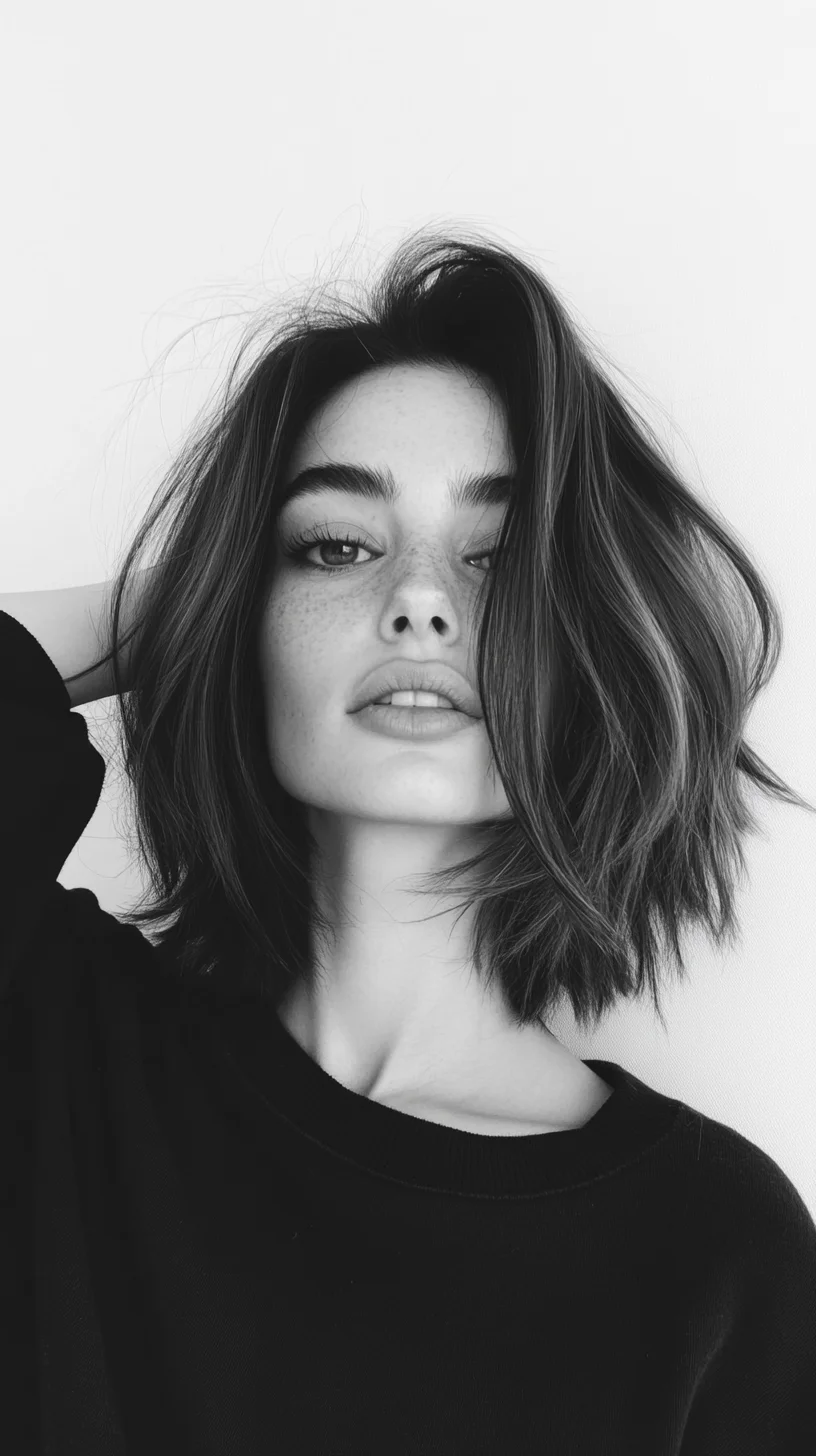 Effortlessly Chic The Modern Textured Lob