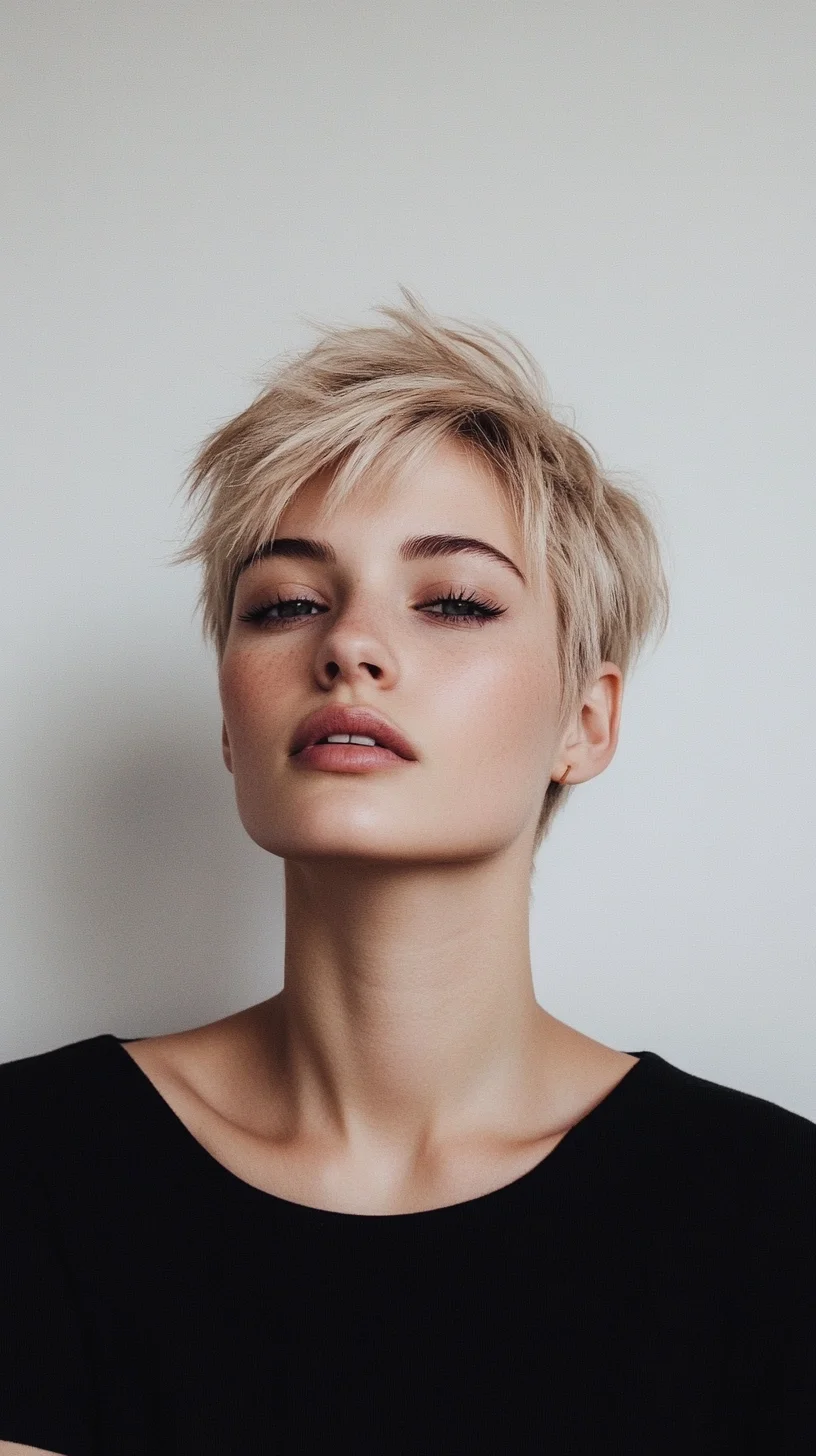 Effortlessly Chic The Modern Textured Pixie