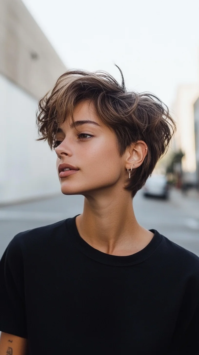 Effortlessly Chic: The Modern Textured Pixie