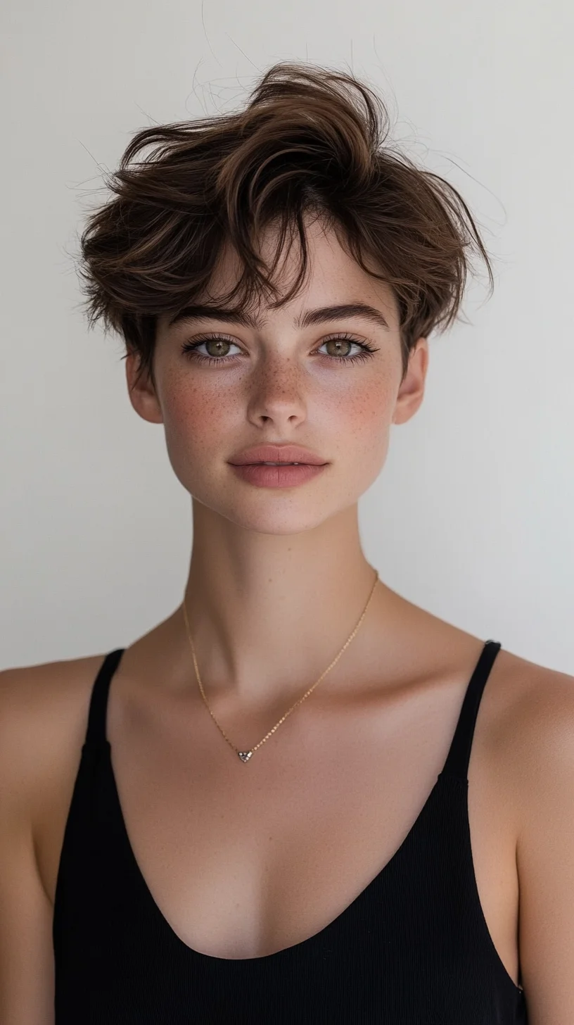 Effortlessly Chic The Modern Textured Pixie Cut