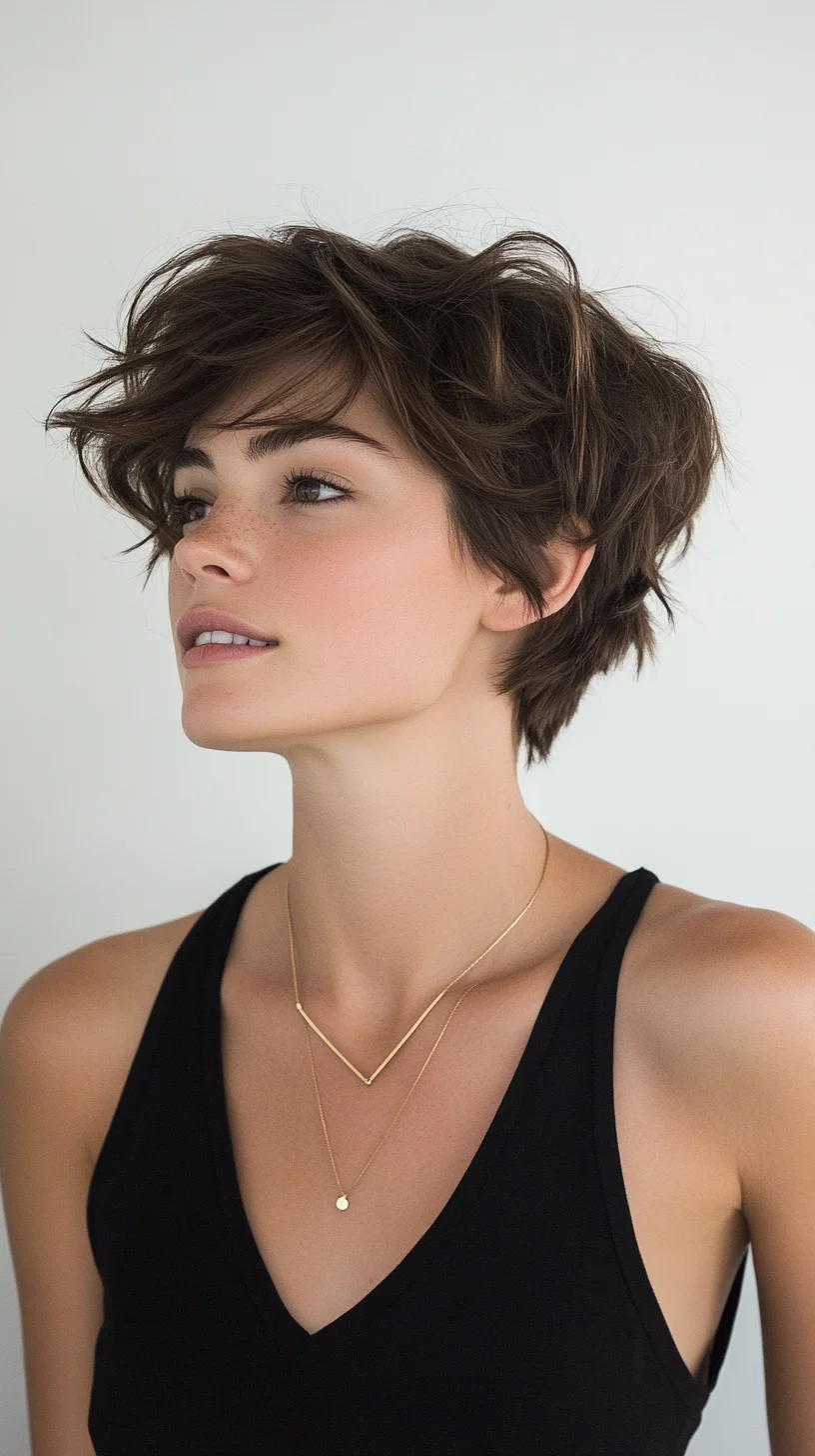 Effortlessly Chic The Modern Textured Pixie Cut