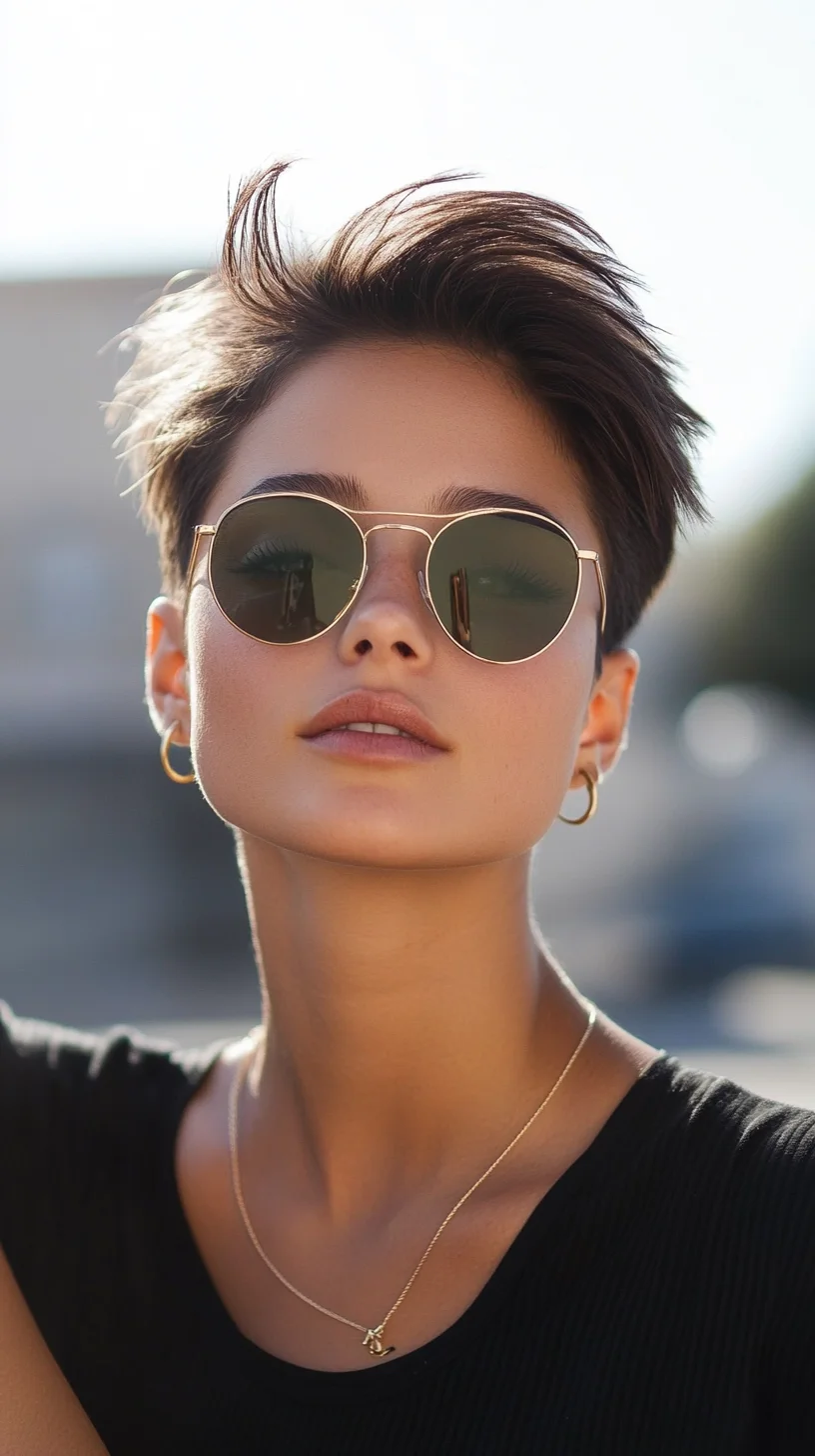 Effortlessly Chic: The Modern Textured Pixie Cut