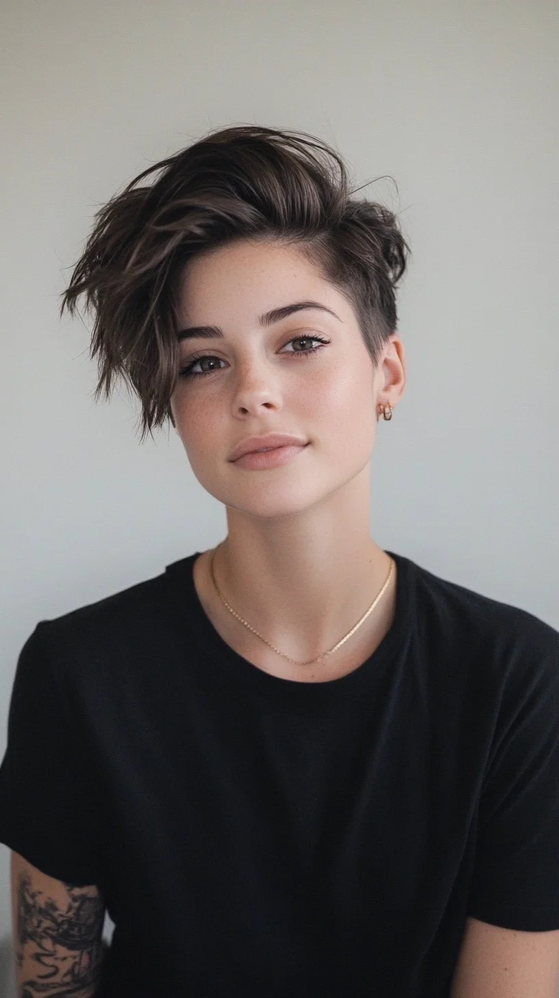 Effortlessly Chic: The Modern Textured Pixie Cut