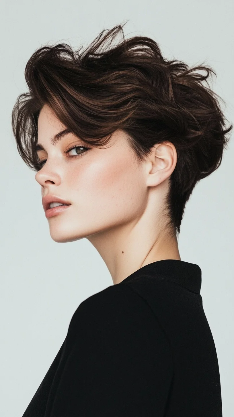 Effortlessly Chic: The Modern Textured Pixie Cut