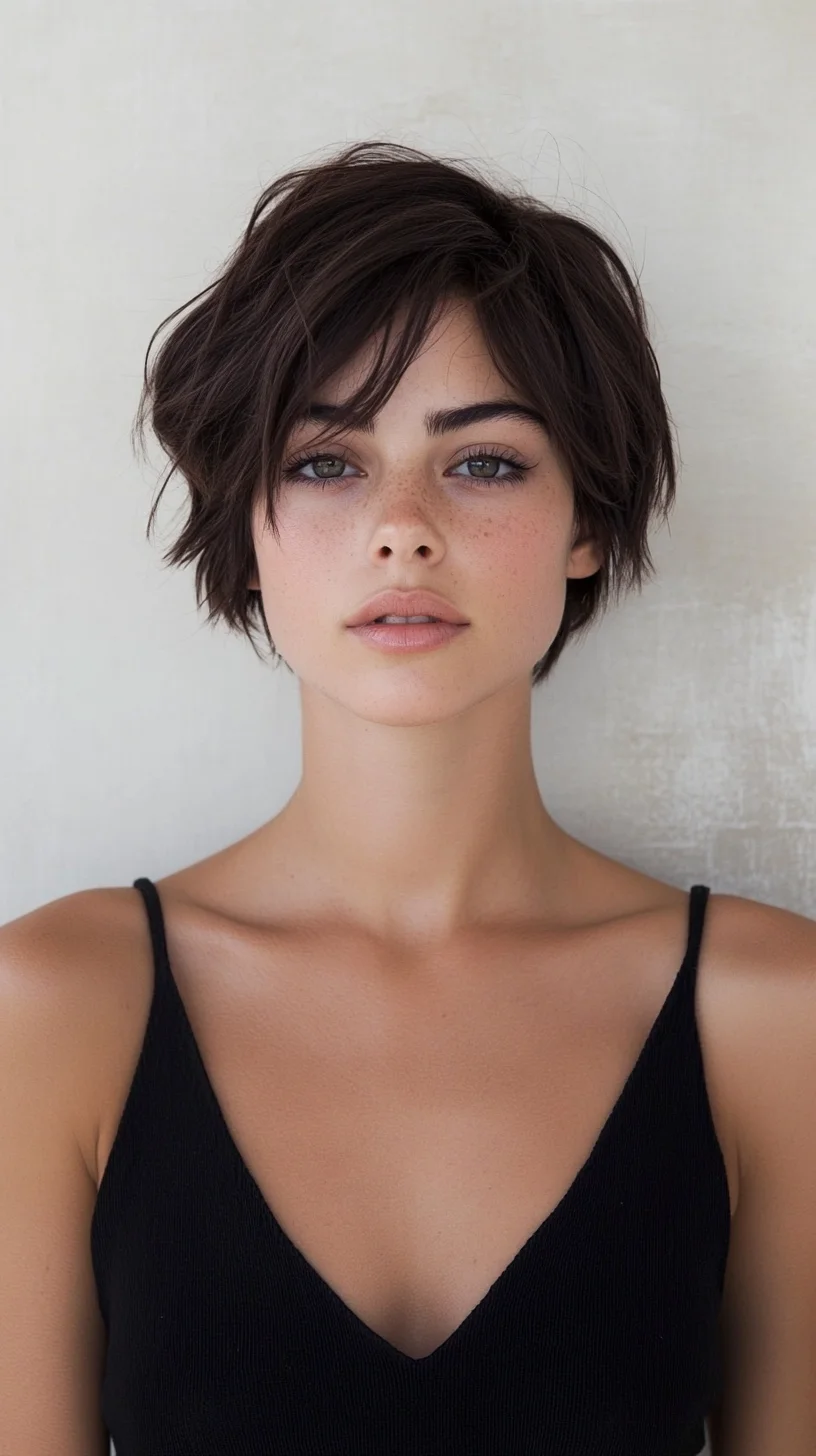 Effortlessly Chic: The Modern Textured Pixie Cut