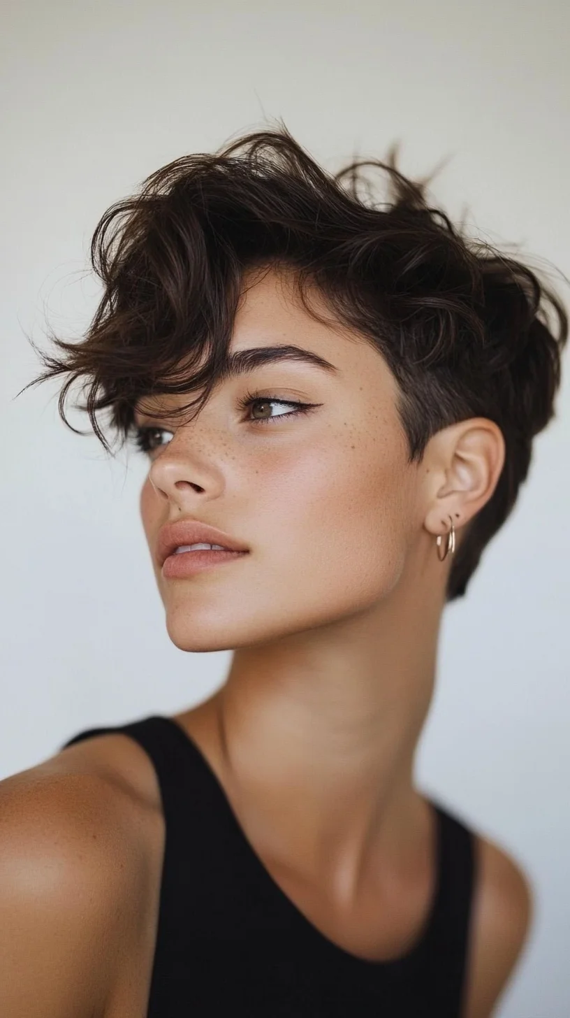 Effortlessly Chic: The Modern Textured Pixie Cut