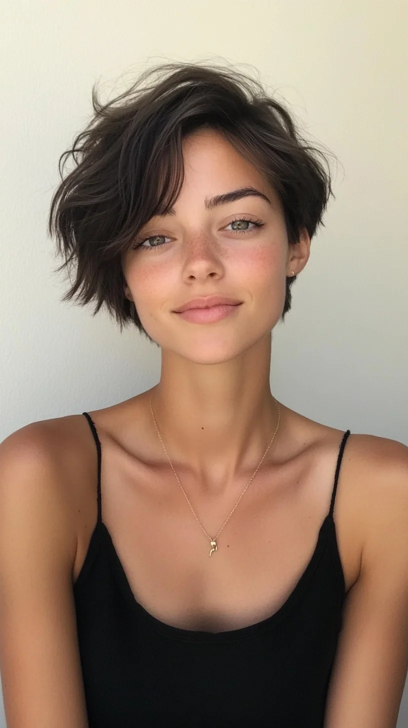 Effortlessly Chic: The Modern Textured Pixie Cut