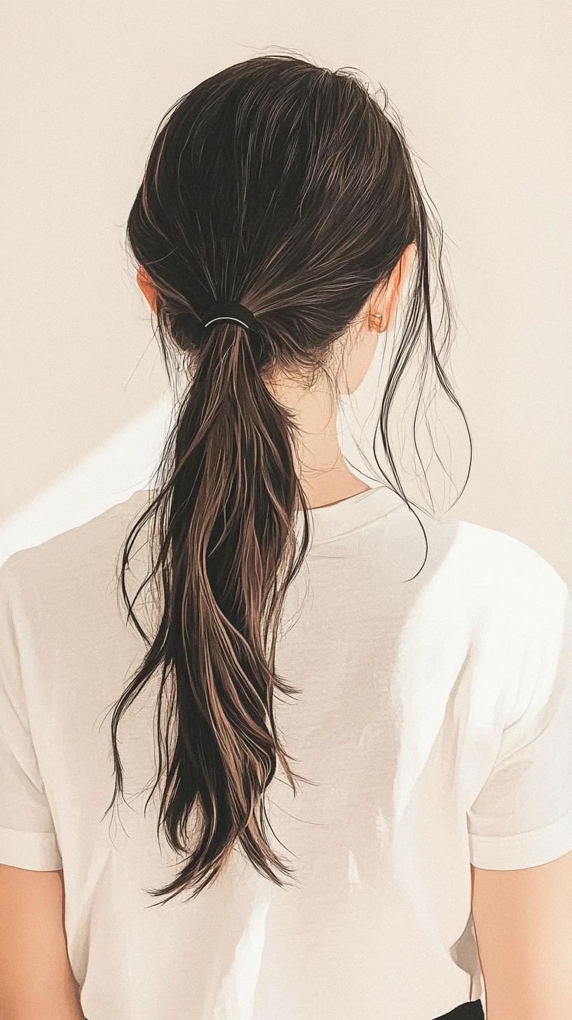 Effortlessly Chic The Modern Tousled Ponytail