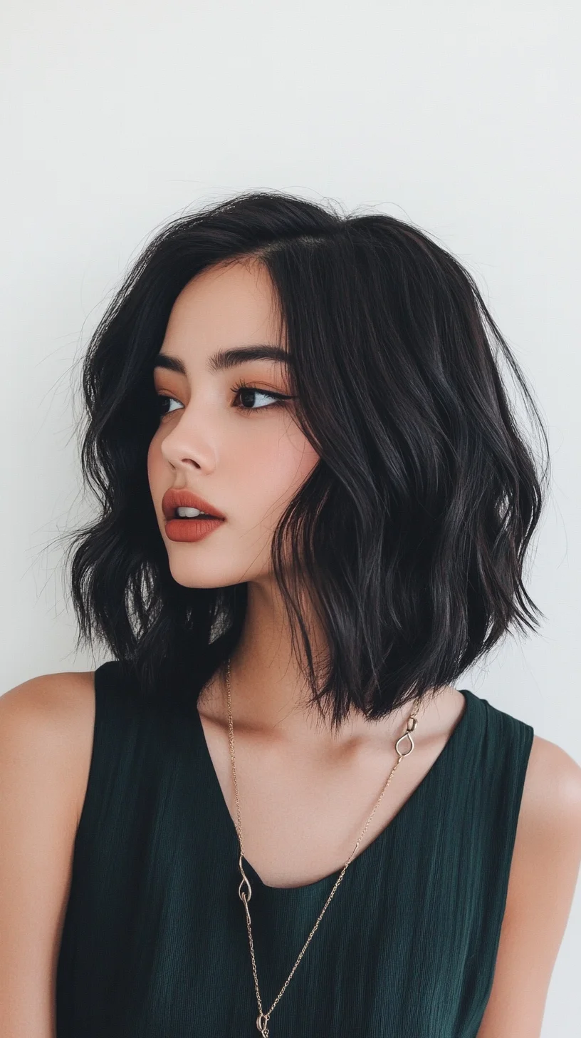 Effortlessly Chic The Modern Wavy Bob