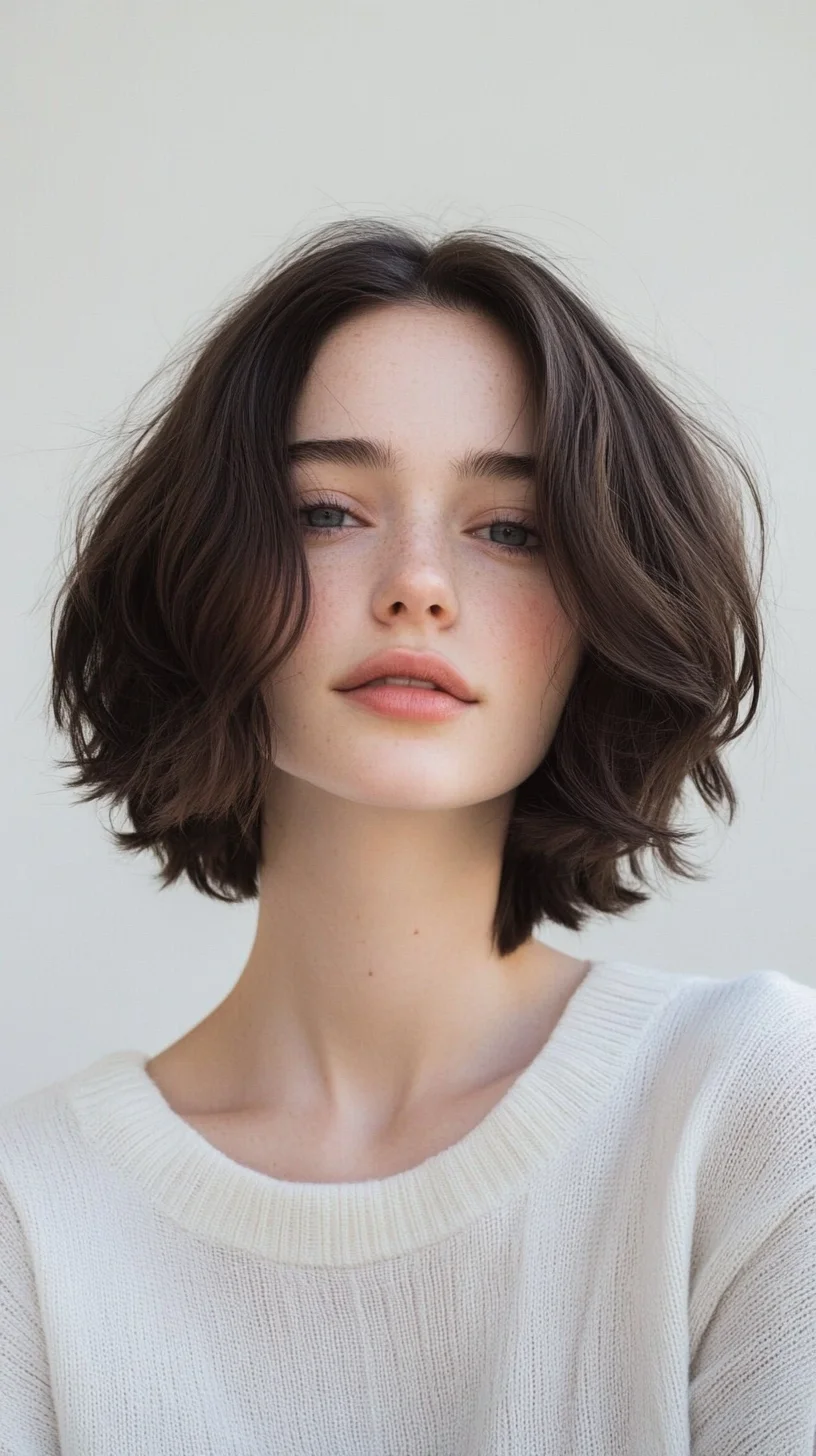 Effortlessly Chic The Modern Wavy Bob