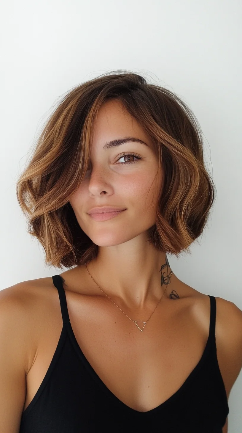 Effortlessly Chic The Modern Wavy Bob for Any Occasion