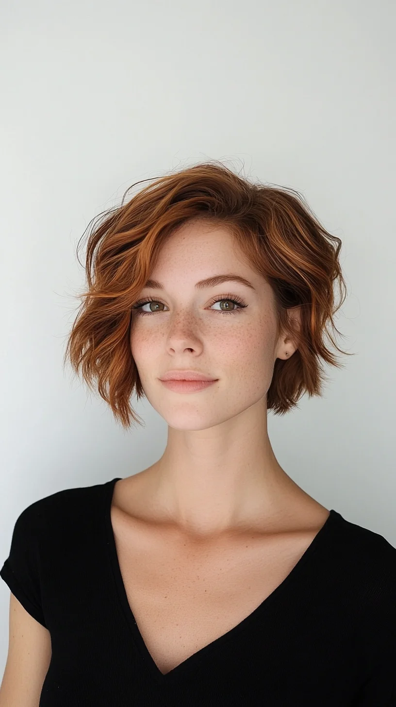 Effortlessly Chic The Modern Wavy Pixie for Every Occasion