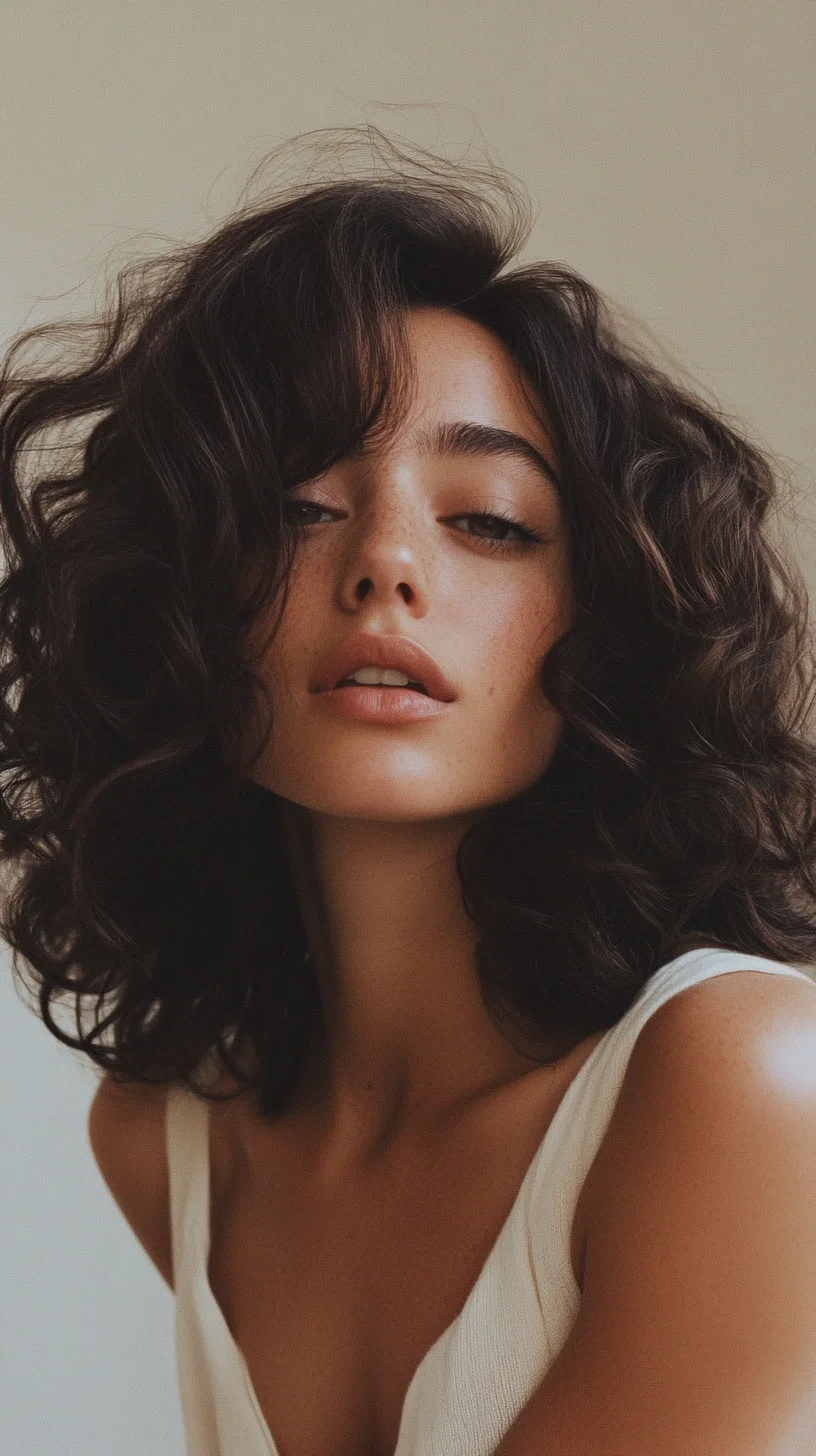 Effortlessly Chic The Natural Curly Bob with Volume