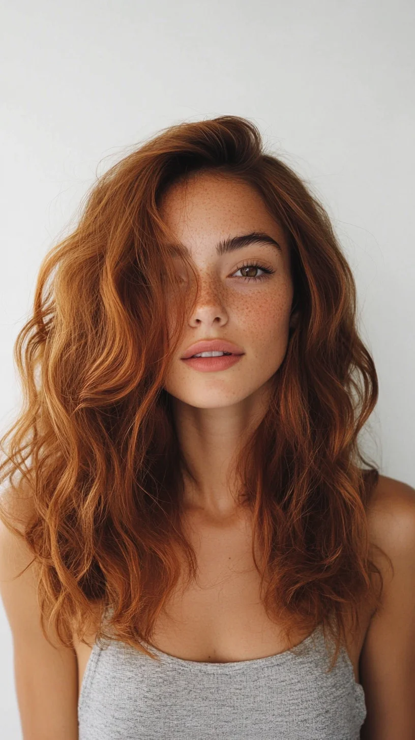 Effortlessly Chic: The Perfect Beachy Waves with a Touch of Warmth