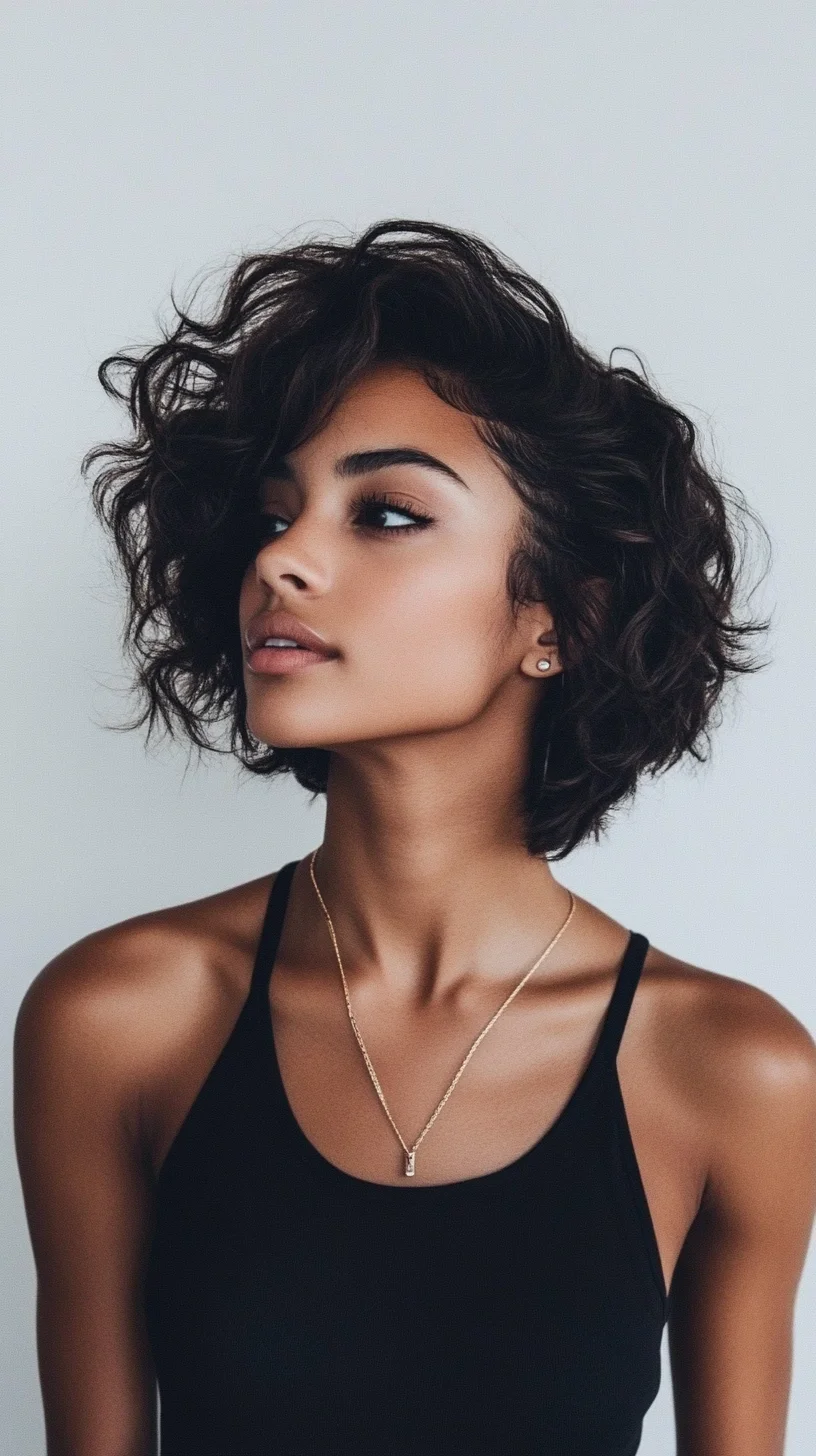 Effortlessly Chic: The Perfect Curly Bob for All Occasions