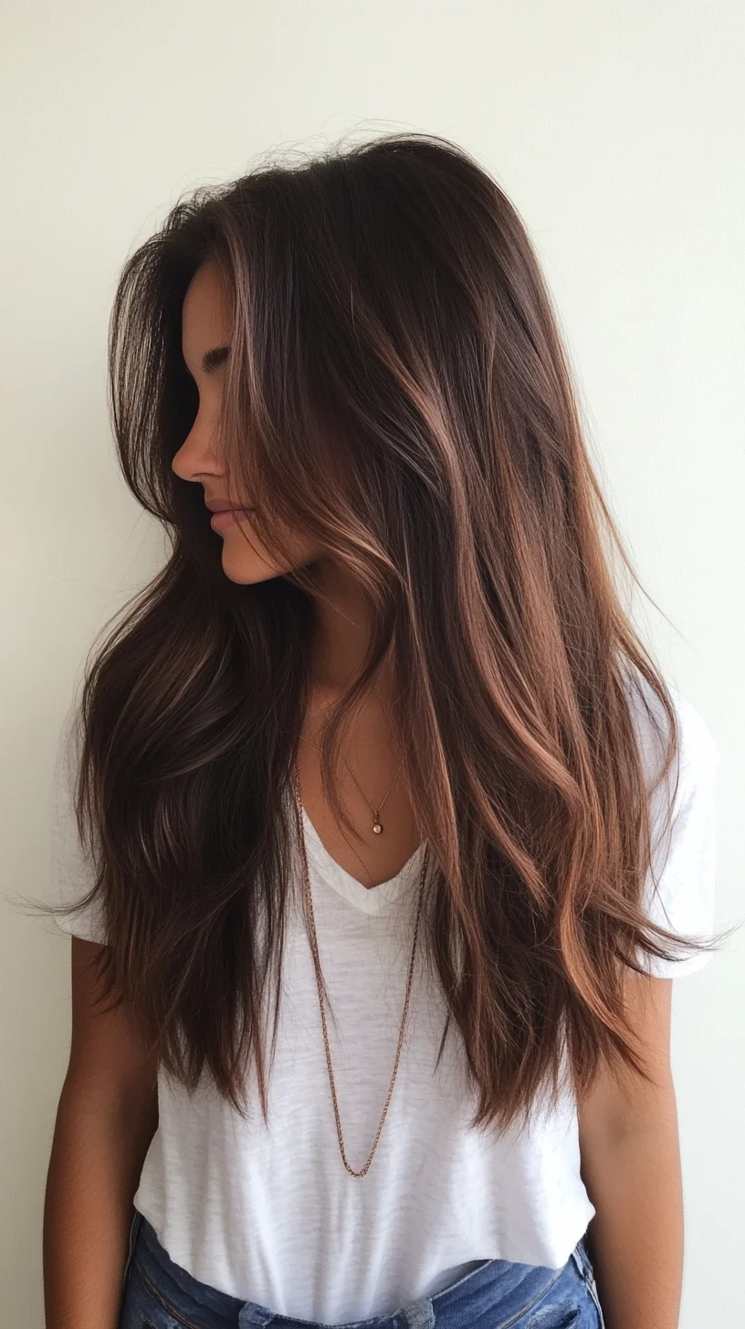 Effortlessly Chic: The Perfect Long Layered Waves