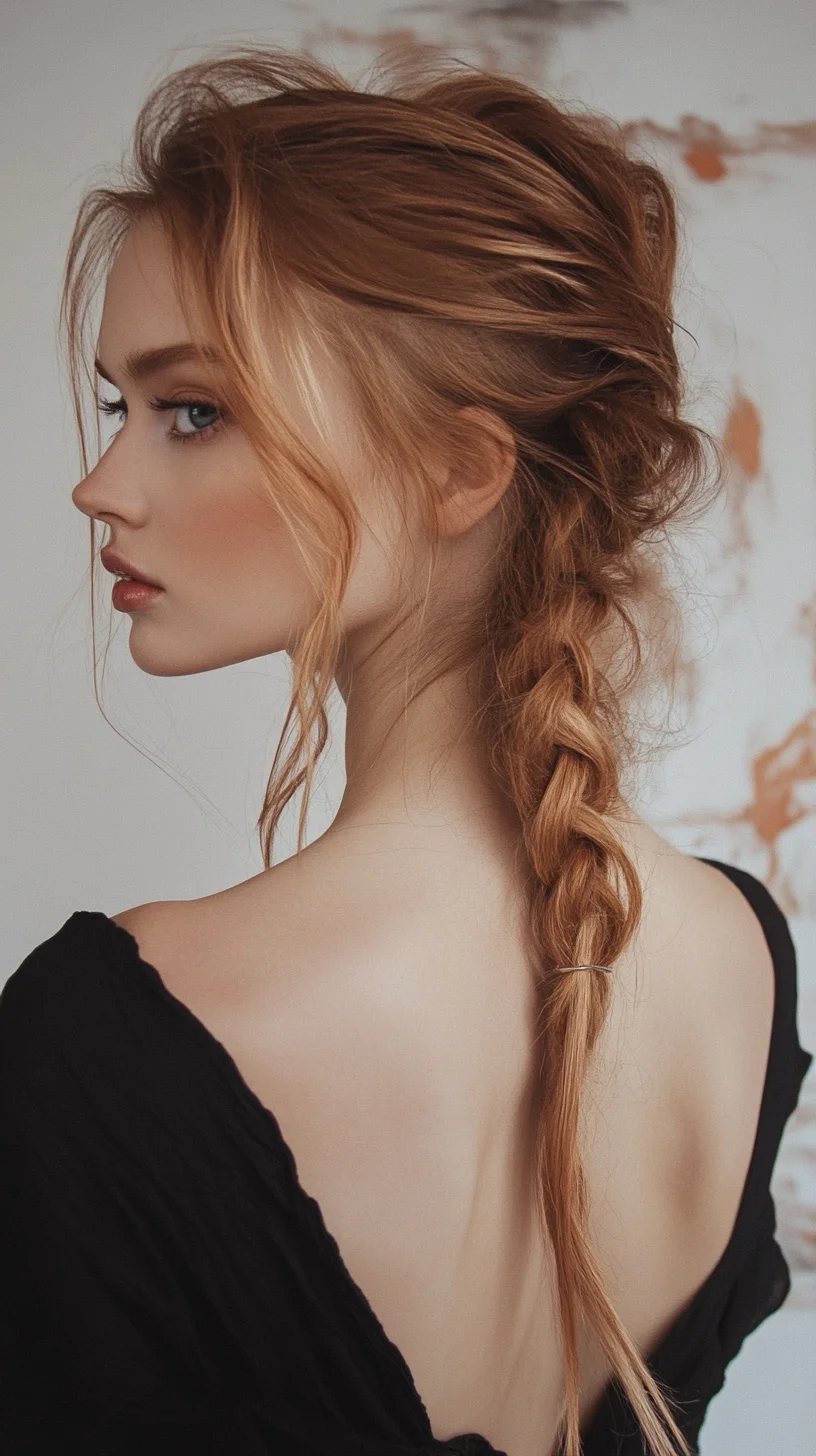 Effortlessly Chic The Perfect Messy Braided Updo for Every Occasion