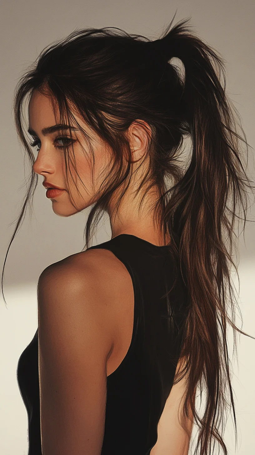 Effortlessly Chic The Perfect Messy High Ponytail