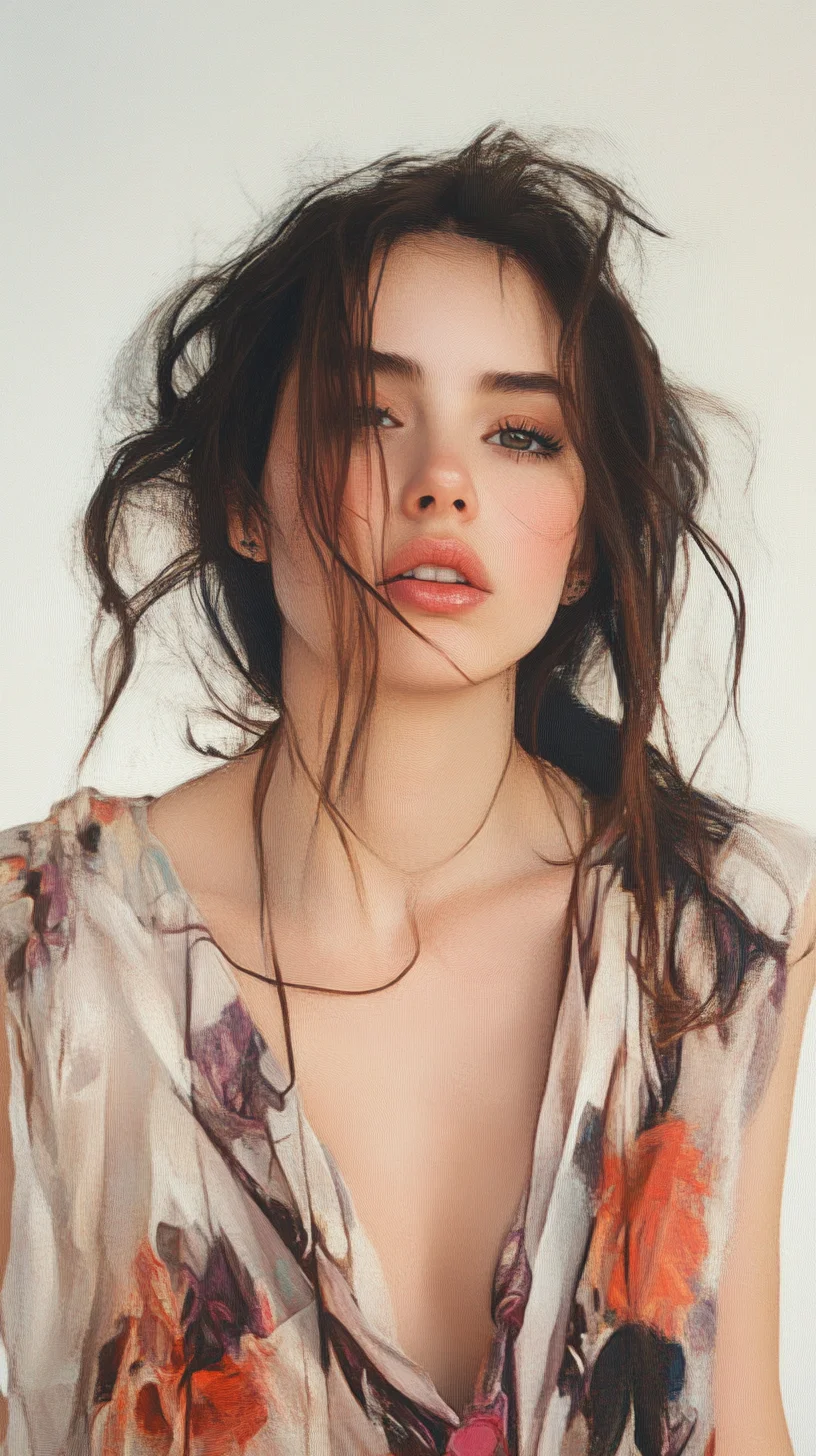 Effortlessly Chic The Perfect Messy Layered Waves for Any Occasion