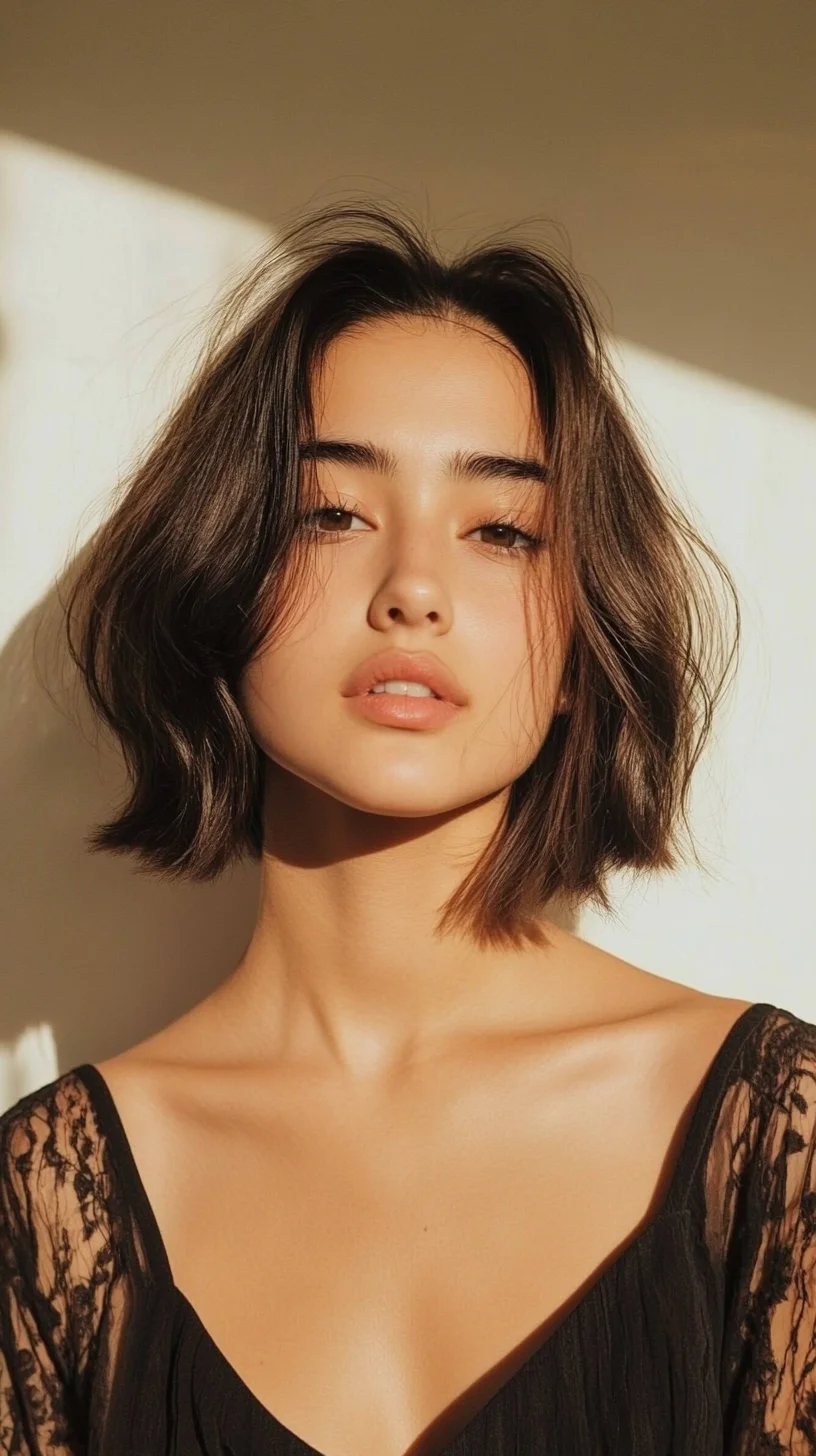 Effortlessly Chic The Perfect Textured Bob for Every Occasion