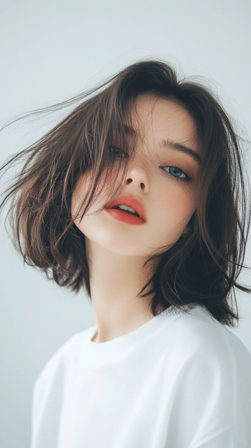 Effortlessly Chic The Relaxed, Textured Bob