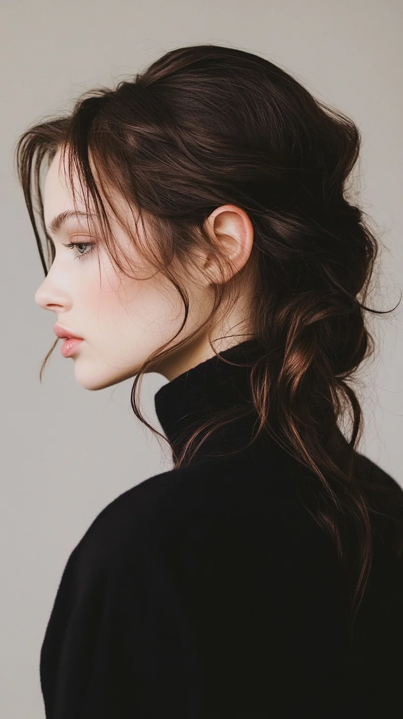 Effortlessly Chic The Romantic Loose Braid Updo