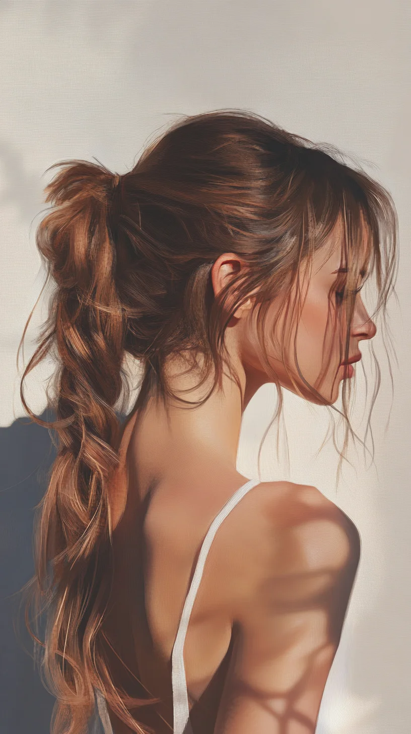 Effortlessly Chic The Romantic Messy Ponytail