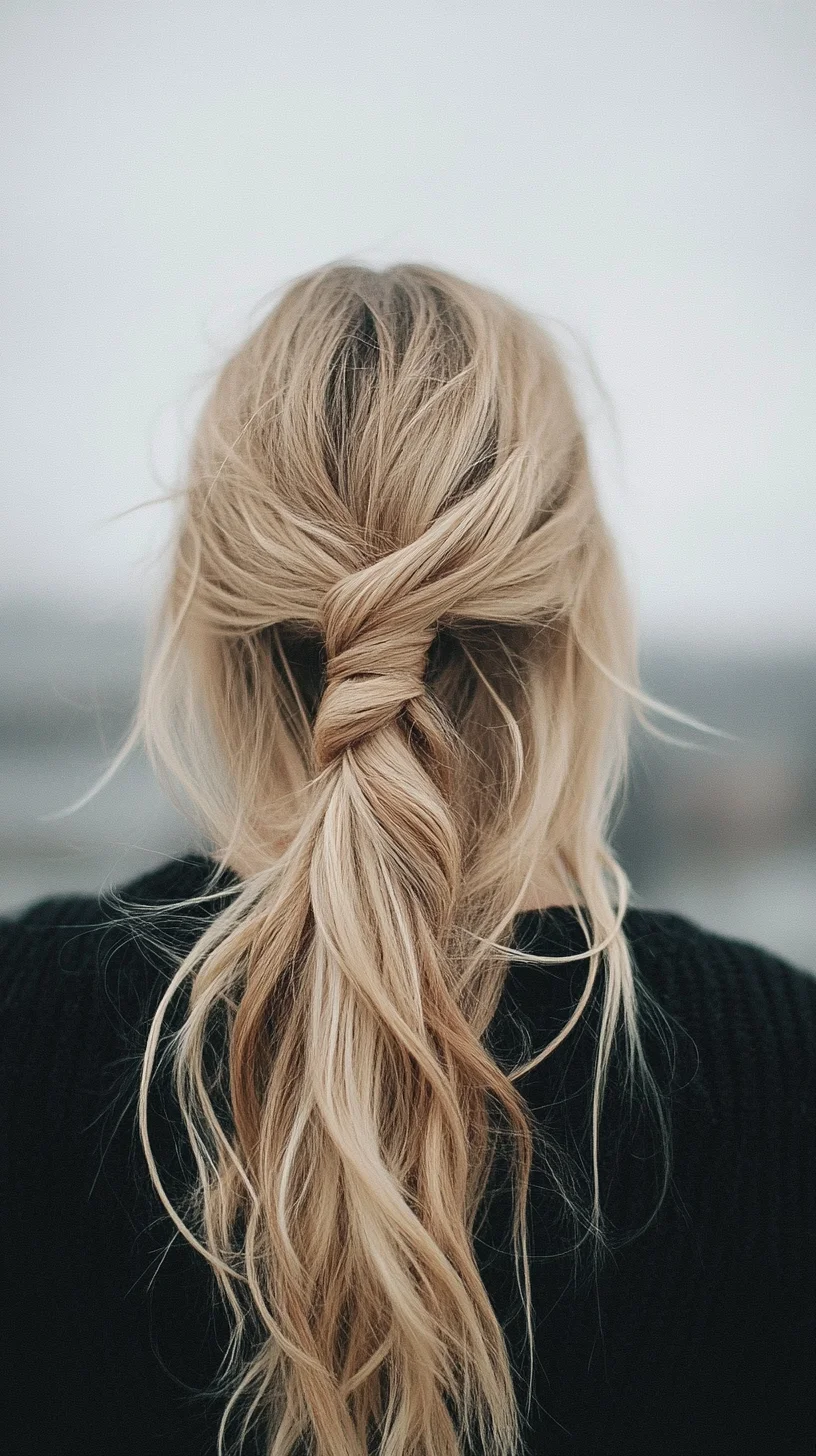 Effortlessly Chic: The Romantic Twisted Half Up Hairstyle