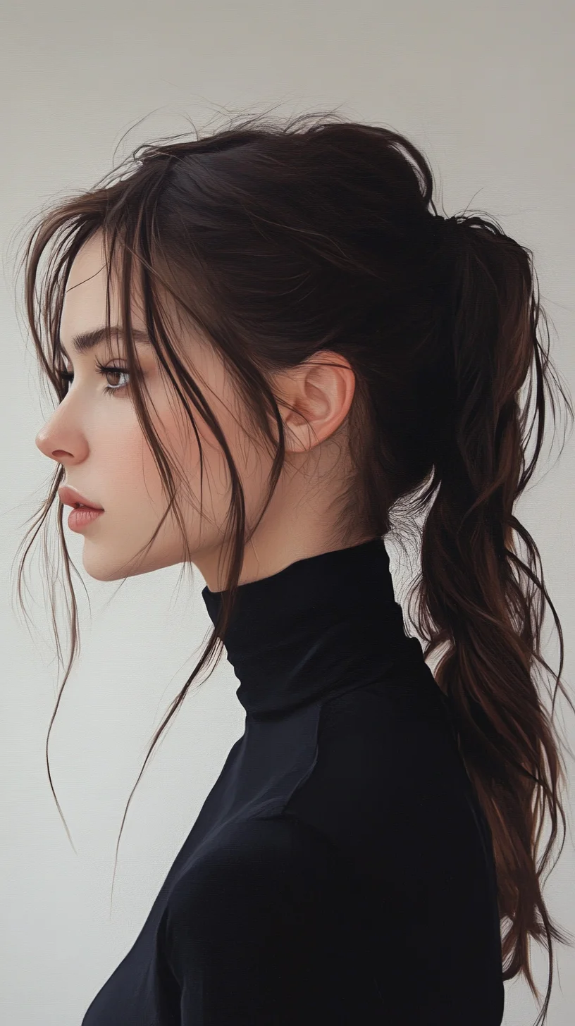 Effortlessly Chic The Romantic Wavy Ponytail