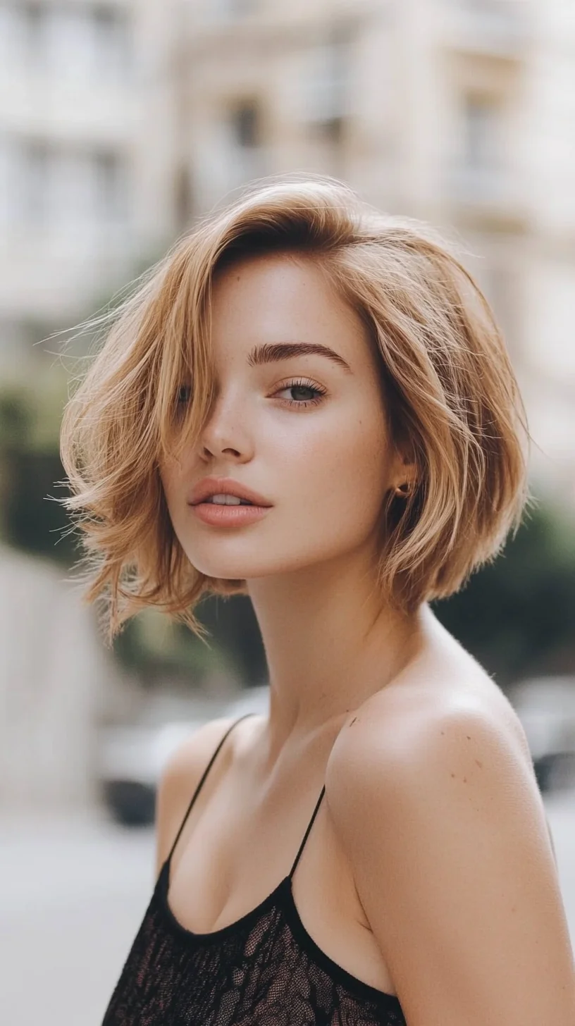 Effortlessly Chic The Soft Textured Bob for a Stylish Everyday Look