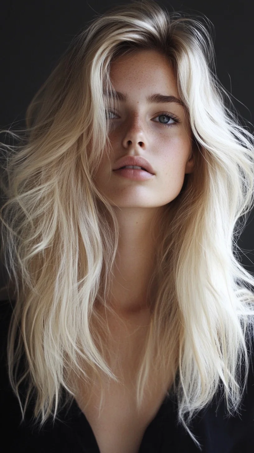 Effortlessly Chic: The Stunning Long, Textured Beach Waves