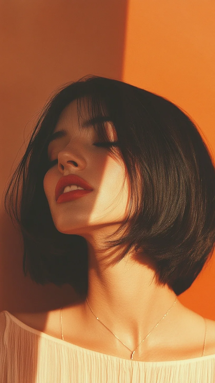 Effortlessly Chic The Stylish Blunt Bob