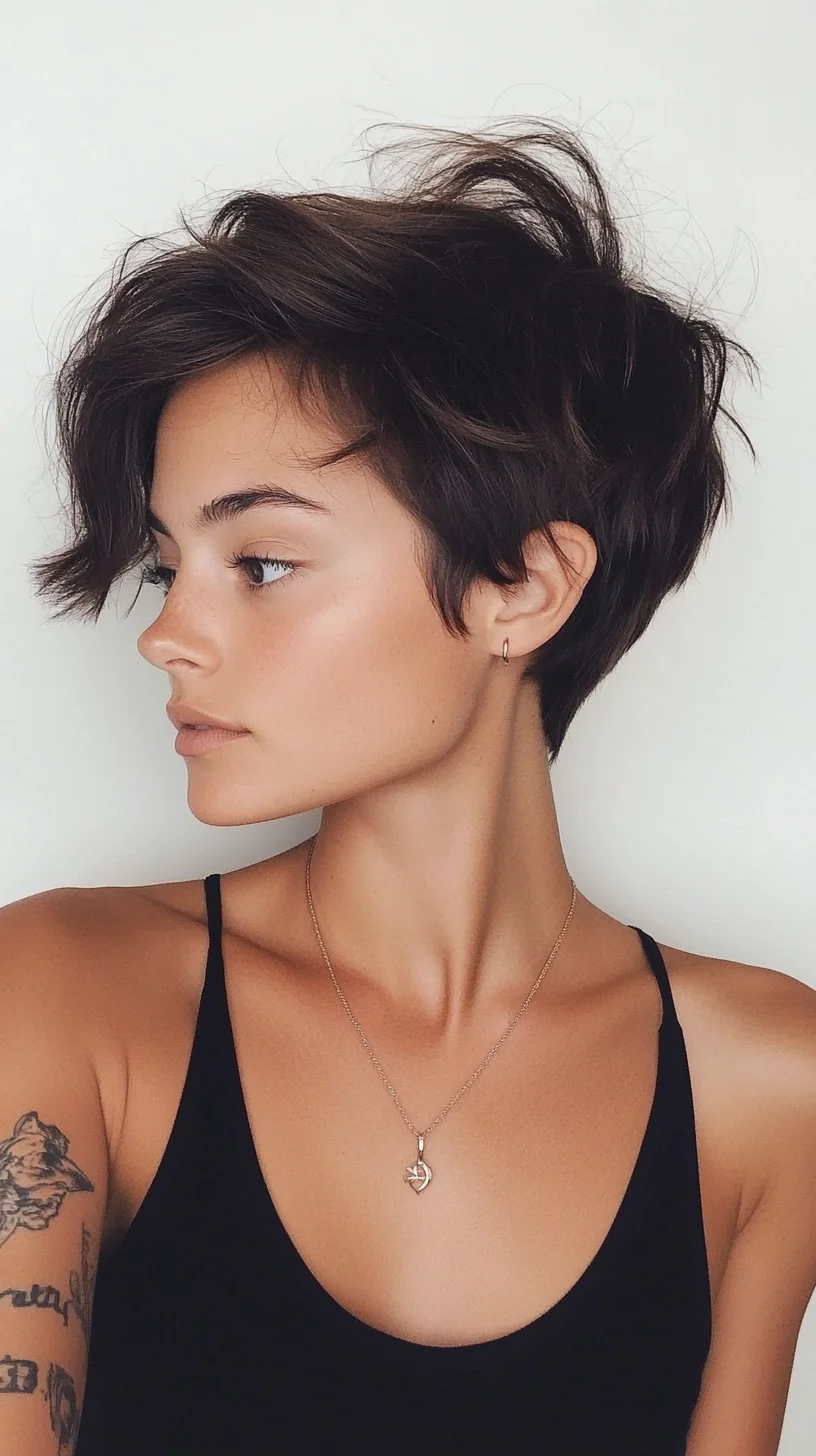 Effortlessly Chic The Stylishly Layered Pixie Cut