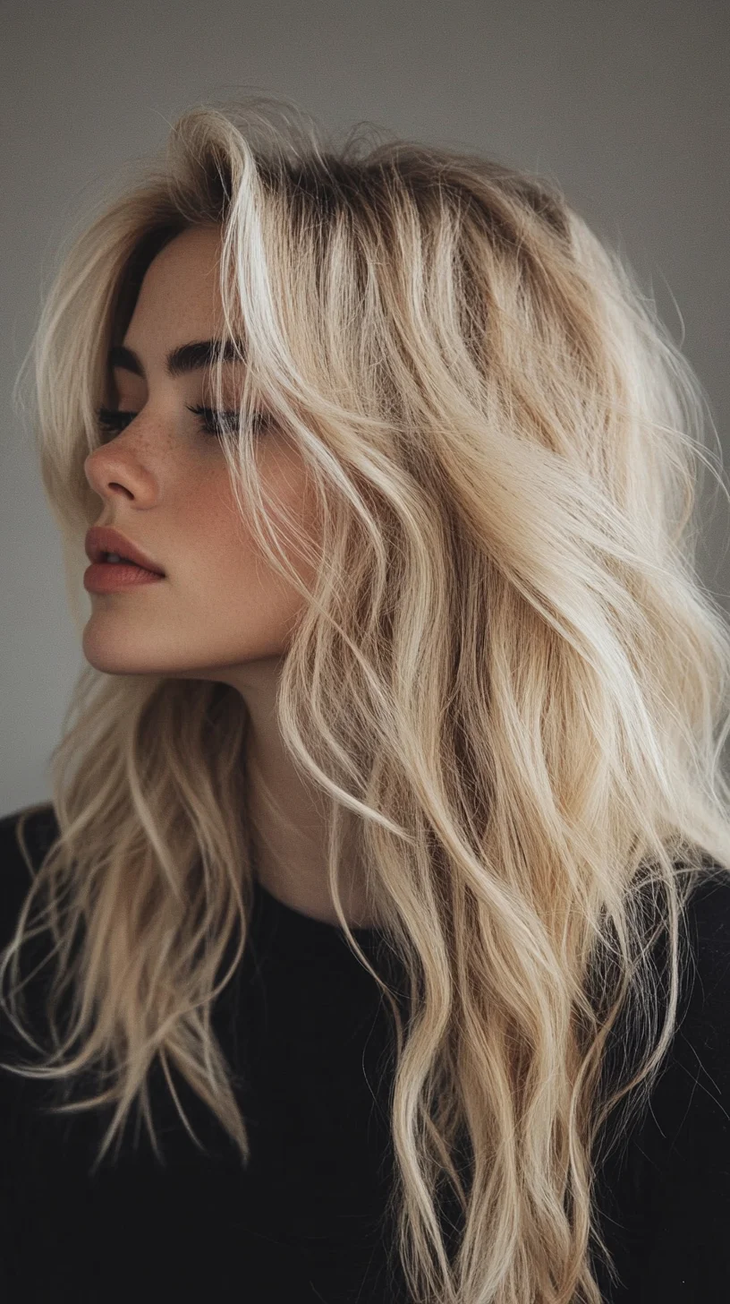 Effortlessly Chic: The Textured Beach Waves Hairstyle