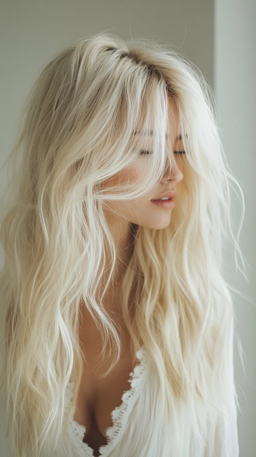 Effortlessly Chic: The Textured Beachy Wave Hairstyle