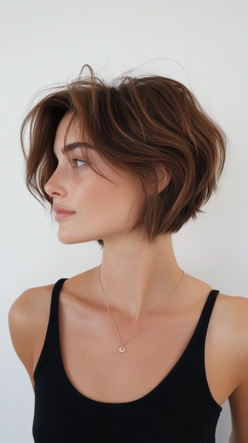 Effortlessly Chic The Textured Bob