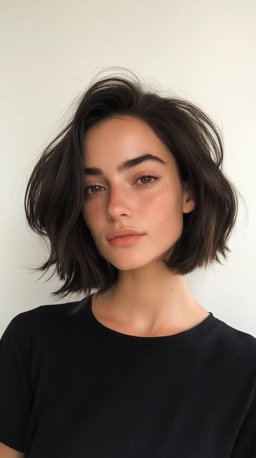 Effortlessly Chic The Textured Bob for a Fresh, Modern Vibe