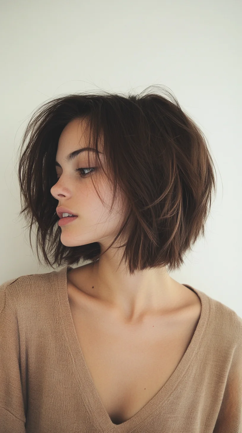 Effortlessly Chic: The Textured Bob for a Modern Look