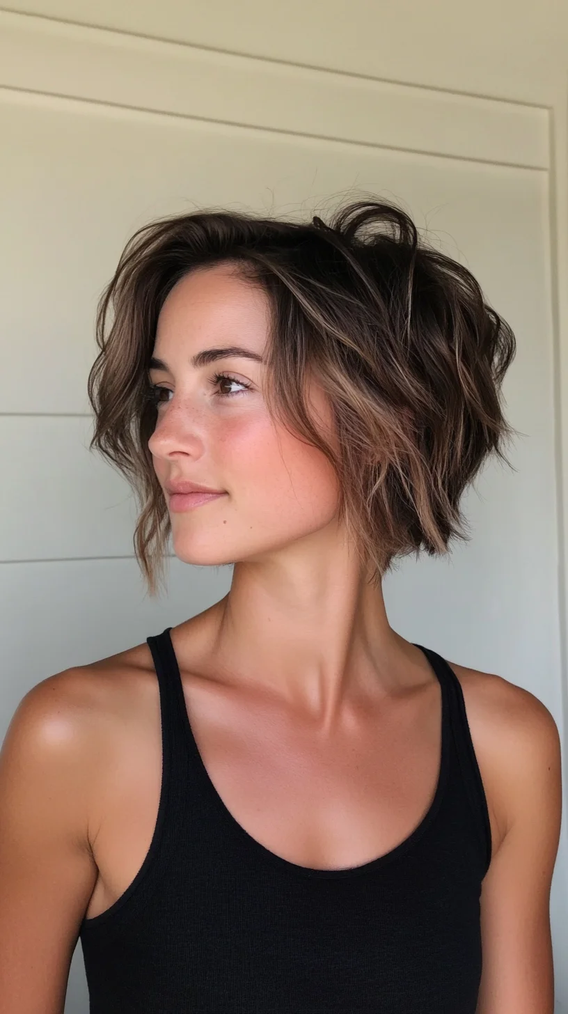 Effortlessly Chic The Textured Bob for a Modern Look