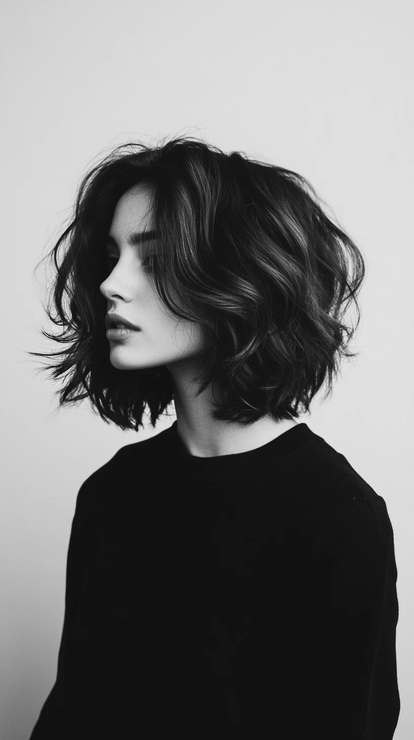 Effortlessly Chic The Textured Bob for Modern Elegance