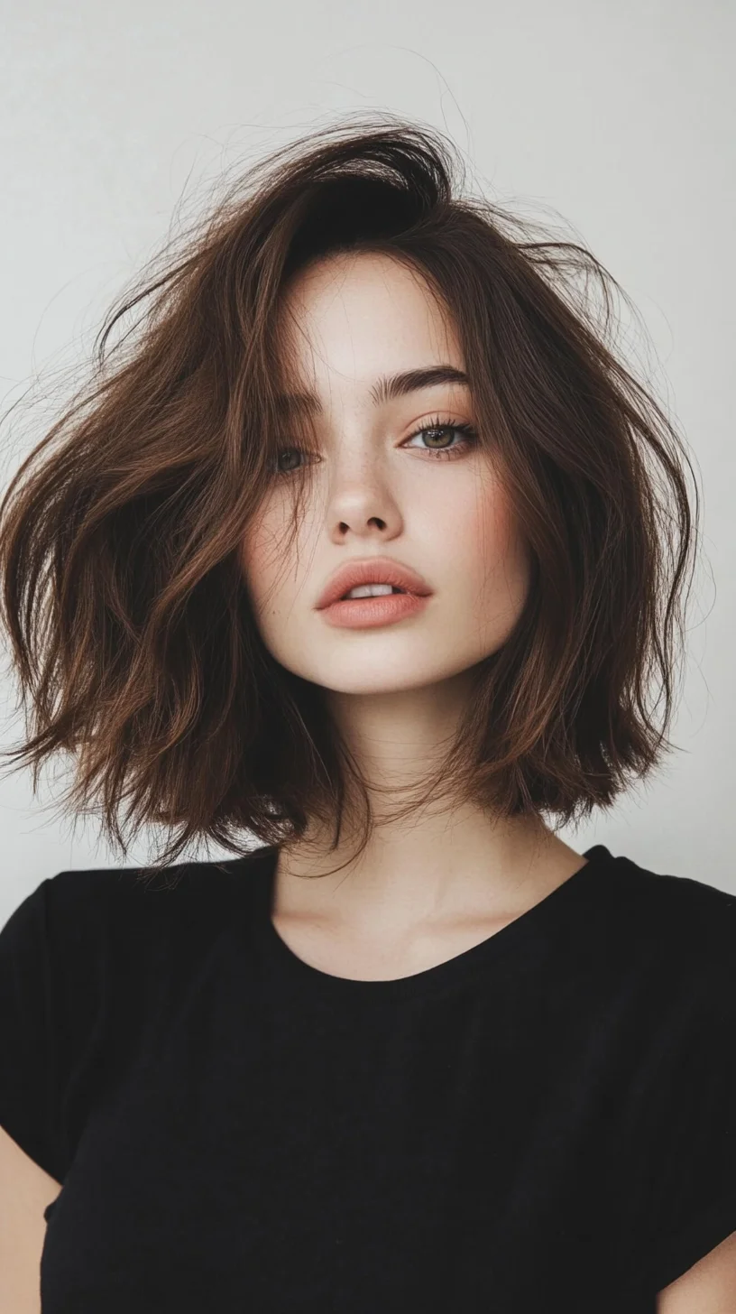 Effortlessly Chic The Textured Bob for Modern Elegance