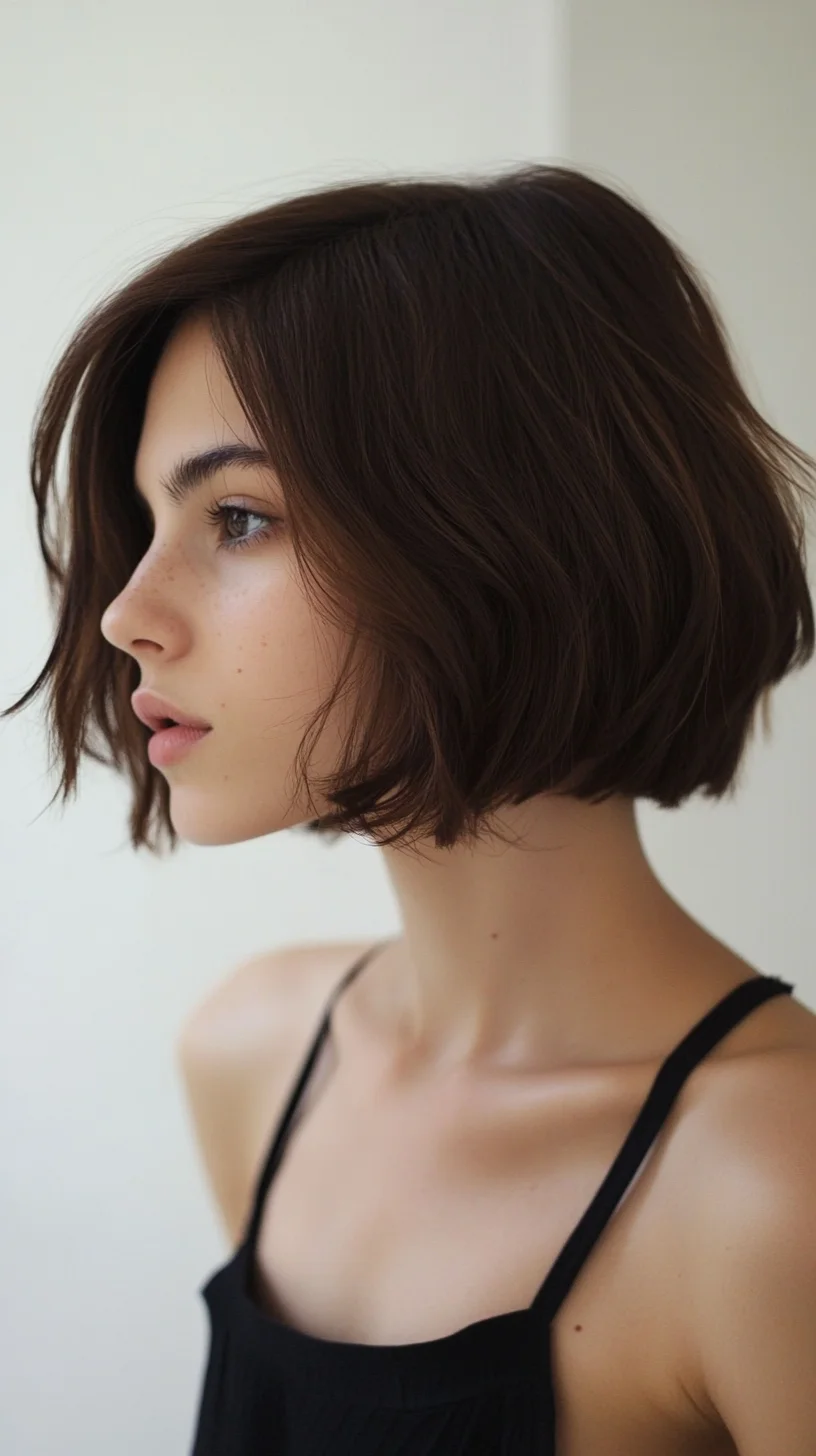 Effortlessly Chic The Textured Bob for Modern Elegance