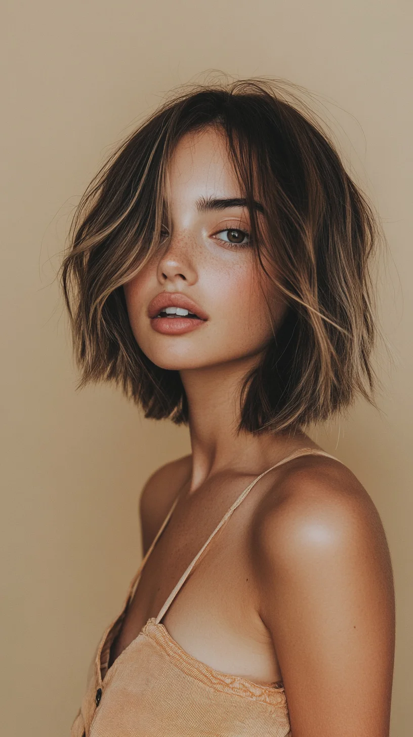 Effortlessly Chic The Textured Bob That Turns Heads