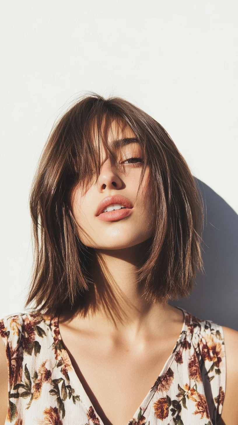 Effortlessly Chic: The Textured Bob with Face-Framing Layers